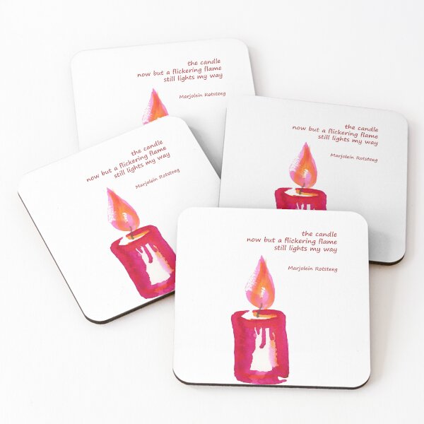 Item preview, The candle haiku designed and sold by KarenKaspar.