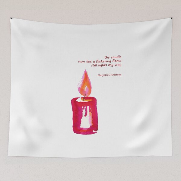 Item preview, The candle haiku designed and sold by KarenKaspar.
