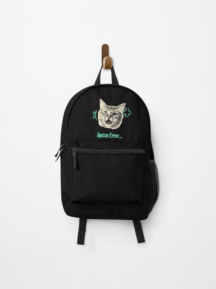 Thumbnail 1 of 3, Backpack, Syntax Error designed and sold by WolfidiusWear.