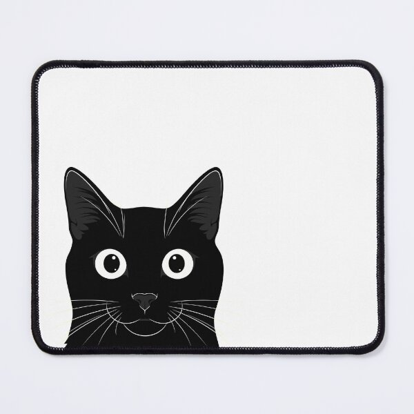 Item preview, Curious Black Cat Face Vector designed and sold by RGShirtWorks.
