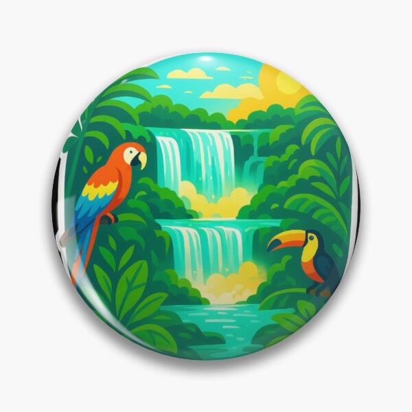 Item preview, Iguazu Falls - Argentina travel art designed and sold by DamioPolArt.