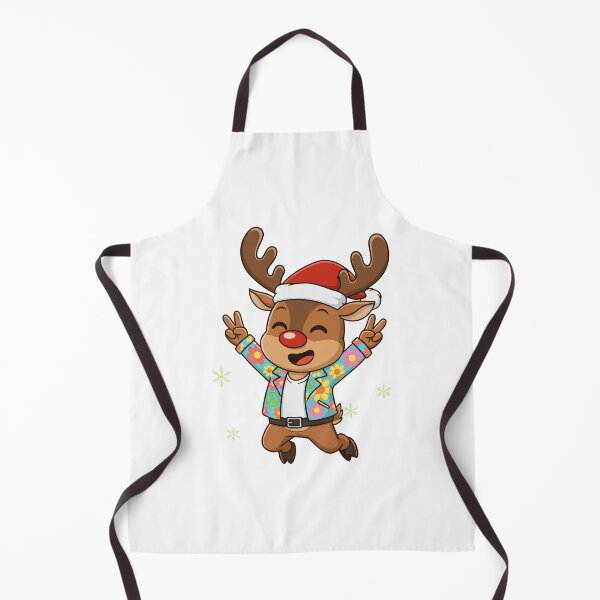 Item preview, Joyful Christmas Reindeer with Tropical Shirt designed and sold by ML-Media.