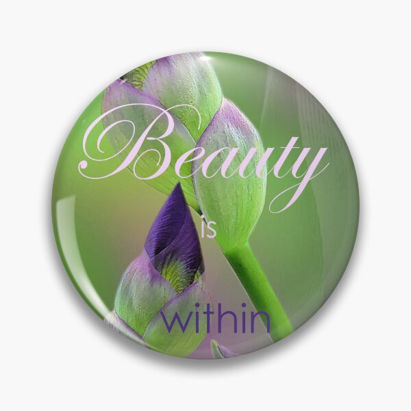 Item preview, Beauty is Within - Women's Flower Purple Iris design designed and sold by ABG Inspirational Art.