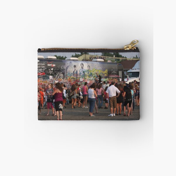 Item preview, Concert Fans Signing The Jonas Brothers Tour Bus - Photograph designed and sold by ConcertImages.