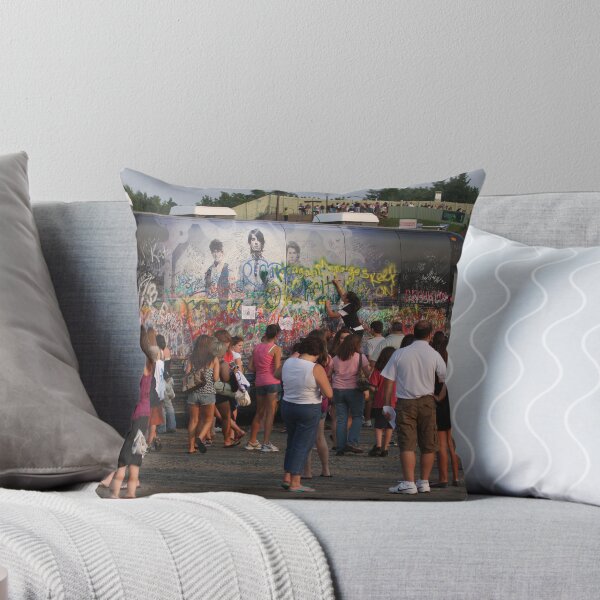 Item preview, Concert Fans Signing The Jonas Brothers Tour Bus - Photograph designed and sold by ConcertImages.