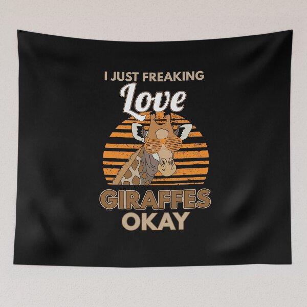 Item preview, Just Freaking Love Giraffes designed and sold by TomGiantDesigns.