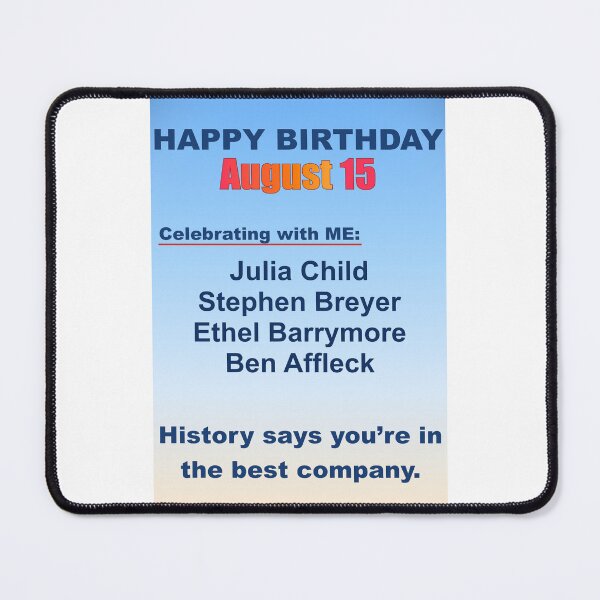 Item preview, August 15 – Famous Americans Celebrating with ME designed and sold by ariksworld.