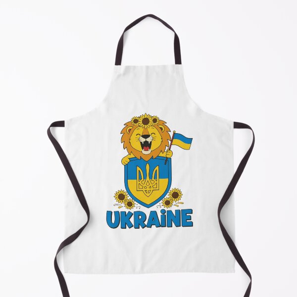 Item preview, Ukrainian Lion with Flag and Trident designed and sold by RGShirtWorks.