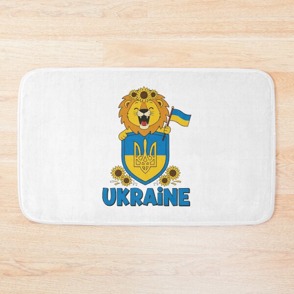 Item preview, Ukrainian Lion with Flag and Trident designed and sold by RGShirtWorks.