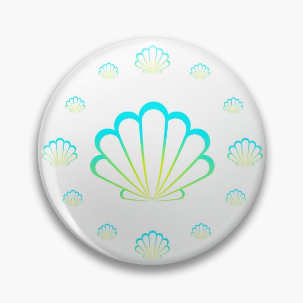 Item preview, Circle of Teal Shells designed and sold by Risa-C.