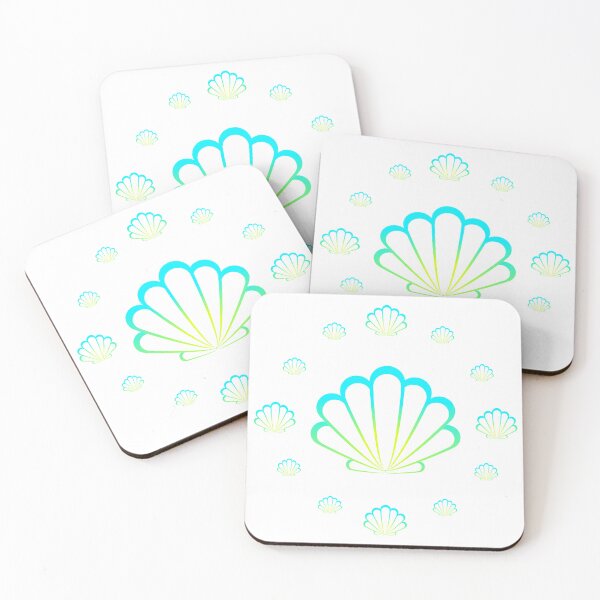 Item preview, Circle of Teal Shells designed and sold by Risa-C.