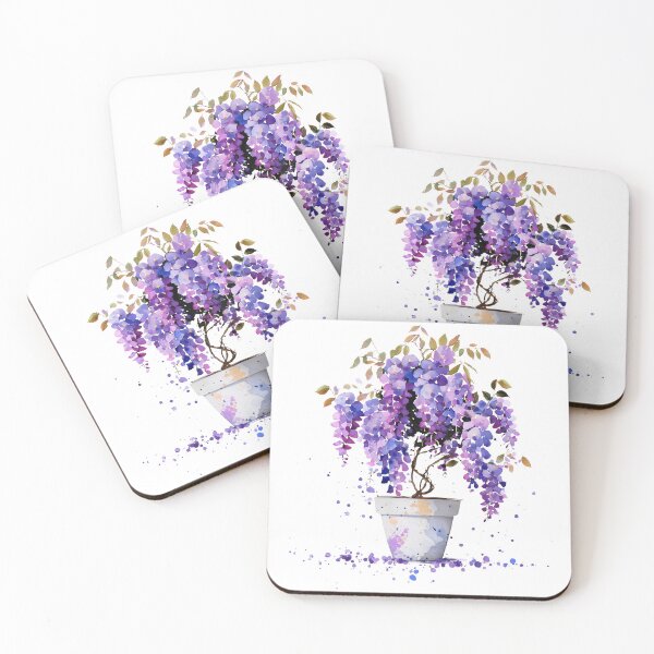 Item preview, Wisteria in Watercolour designed and sold by BTNYBayCo.