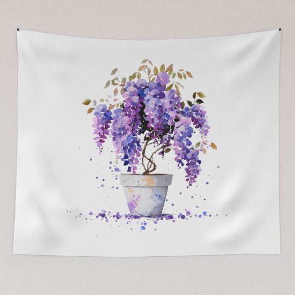 Item preview, Wisteria in Watercolour designed and sold by BTNYBayCo.