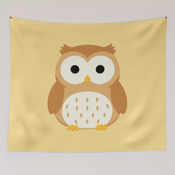 Item preview, Cute Cartoon Owl Isolated on Transparent Background designed and sold by RGShirtWorks.