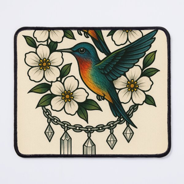 Item preview, Copy of Native Pollinator Hummingbird Pollinators Retro Bird Vintage Garden designed and sold by Wild Blood Designs.