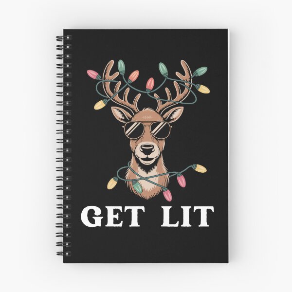Item preview, Get Lit Reindeer with Christmas Lights Funny Holiday designed and sold by snowry.