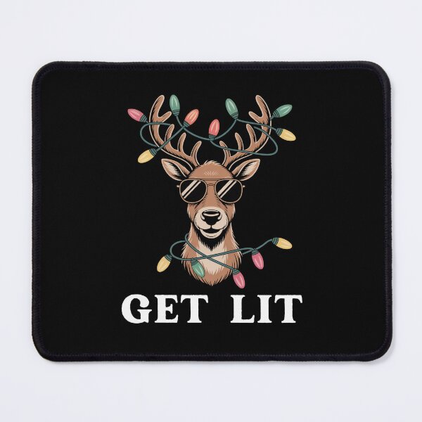 Item preview, Get Lit Reindeer with Christmas Lights Funny Holiday designed and sold by snowry.