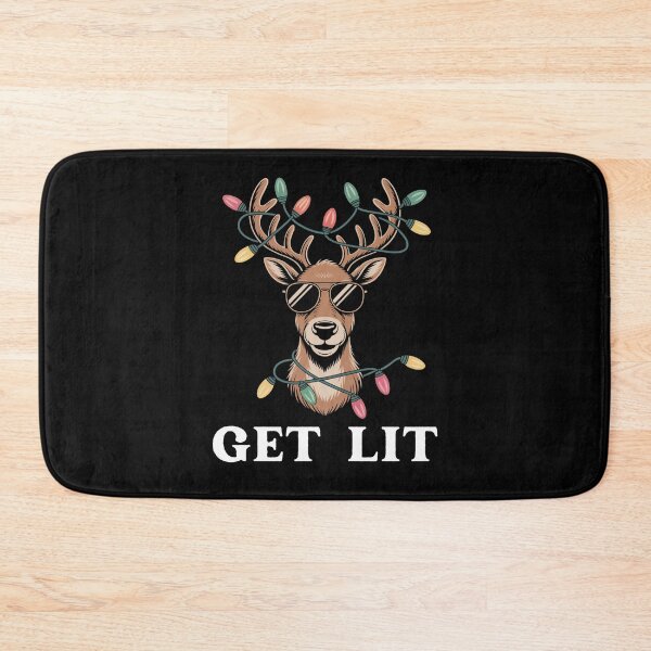 Item preview, Get Lit Reindeer with Christmas Lights Funny Holiday designed and sold by snowry.