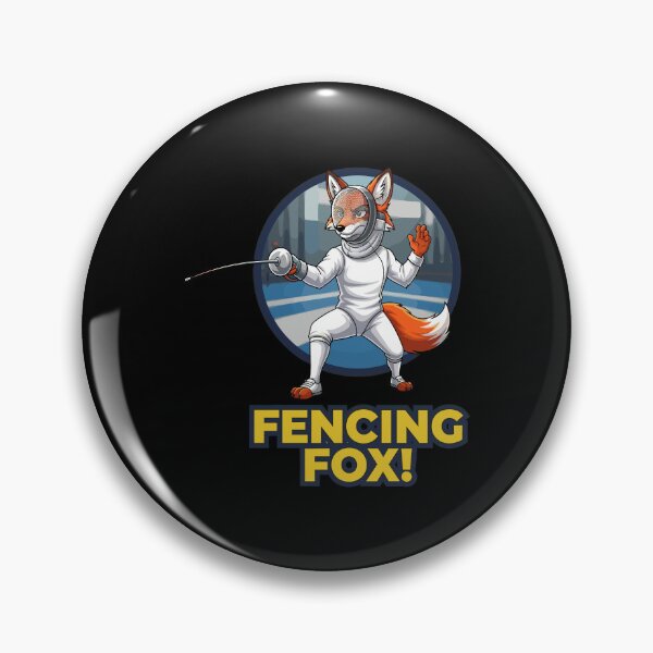 Item preview, Fencing Fox Cartoon Character with Epee designed and sold by RGShirtWorks.