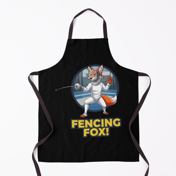 Item preview, Fencing Fox Cartoon Character with Epee designed and sold by RGShirtWorks.
