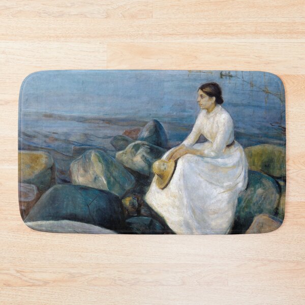 Item preview, Summer night, Inger on the beach | Edvard Munch designed and sold by Oliveirallan.