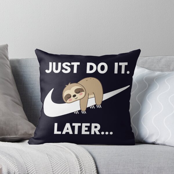 Item preview, Just Do It Later – Funny Lazy Sloth Sleeping Design designed and sold by Trendy Art.