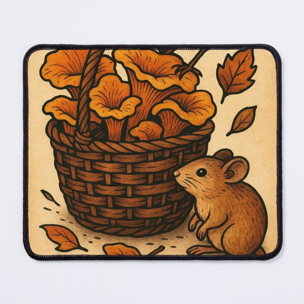 Item preview, Autumn Vibes Foraging Retro Mushroom Forage Fall Leaves Vintage Hiker Gift designed and sold by Wild Blood Designs.