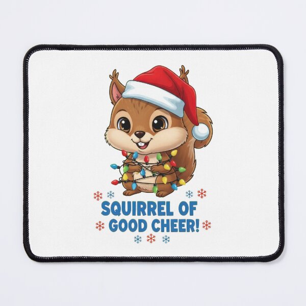 Item preview, Holiday Squirrel of Good Cheer with Lights designed and sold by RGShirtWorks.