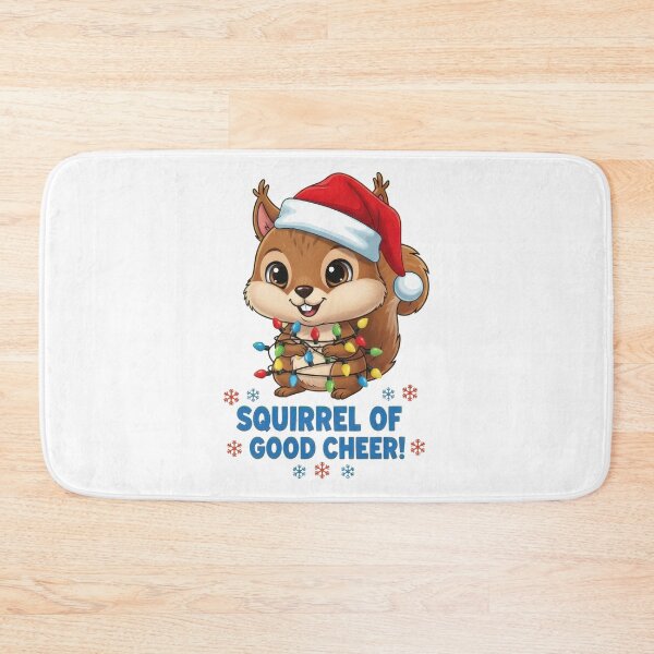 Item preview, Holiday Squirrel of Good Cheer with Lights designed and sold by RGShirtWorks.
