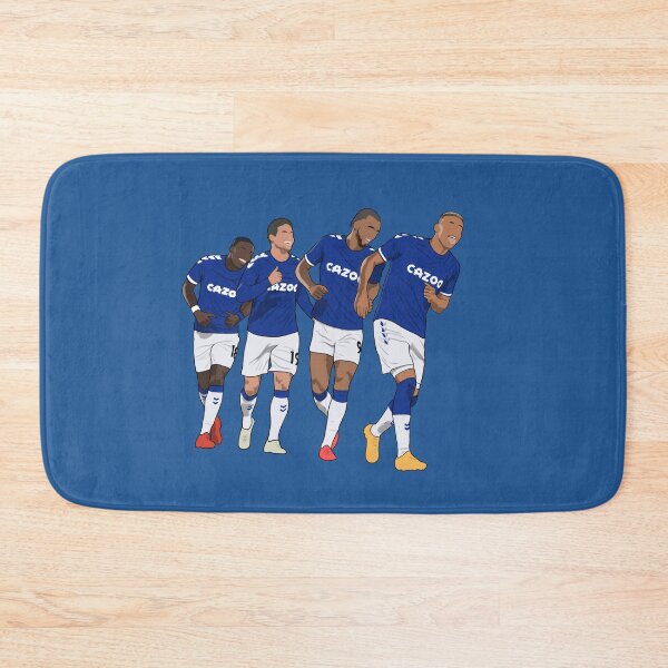 Item preview, Everton Goal Celebration Richarlison Calvert Lewin Rodriguez Nkounkou designed and sold by PiscesVibes.