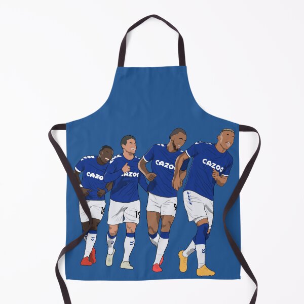 Item preview, Everton Goal Celebration Richarlison Calvert Lewin Rodriguez Nkounkou designed and sold by PiscesVibes.