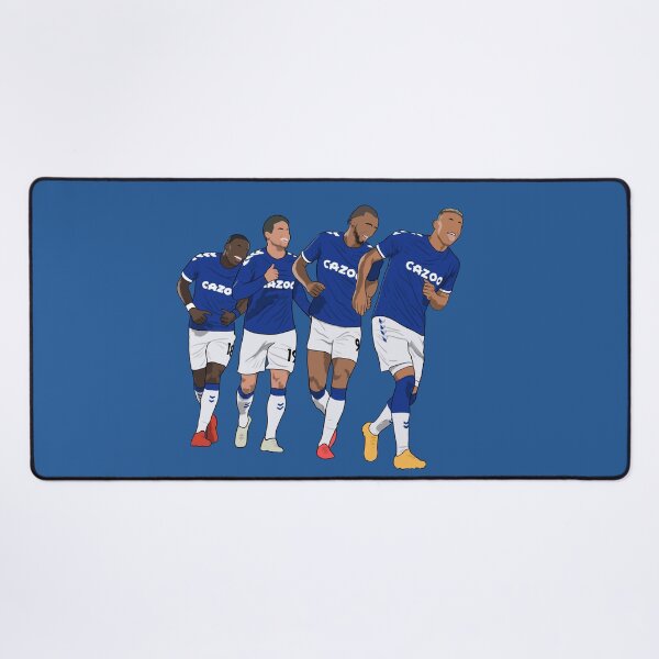 Item preview, Everton Goal Celebration Richarlison Calvert Lewin Rodriguez Nkounkou designed and sold by PiscesVibes.