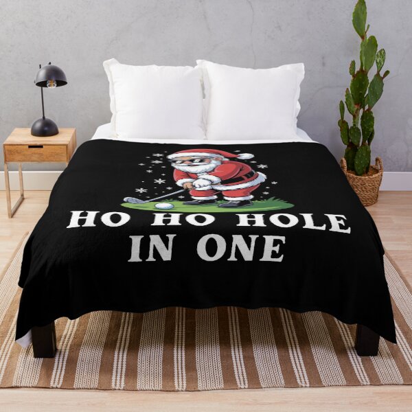 Item preview, Ho Ho Hole in one Funny Santa Golfing Christmas Golfer designed and sold by snowry.
