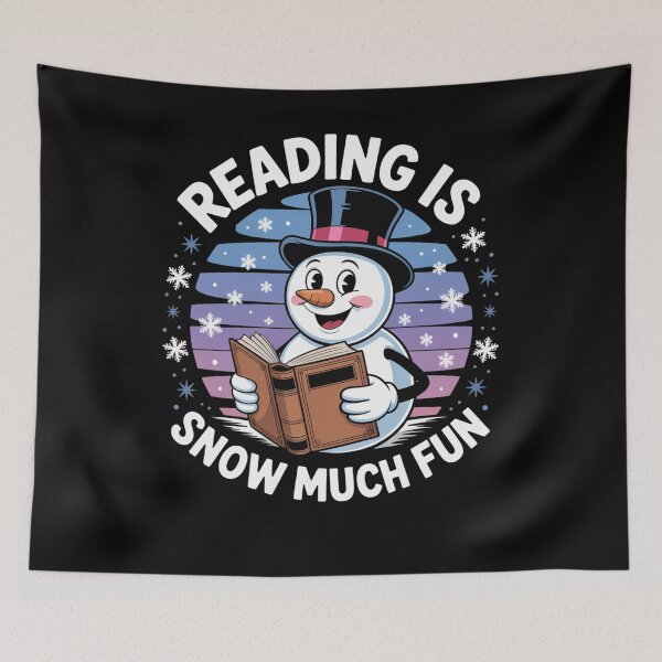 Item preview, Reading Is Snow Much Fun Snowman Winter Reader joke designed and sold by snowry.