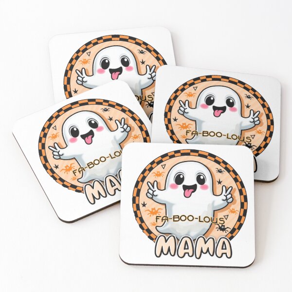 Item preview, Fa-BOO-lous Mama – Cute Ghost Halloween Spooky Mama Design designed and sold by PriyaMagic.