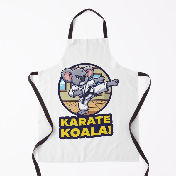 Item preview, Karate Koala Character with Kick and Text designed and sold by ML-Media.