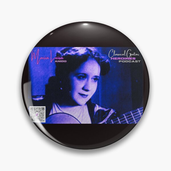 Item preview, Maria Luisa Anido, Tremelo in Blue designed and sold by Classical Guitar Heroines.