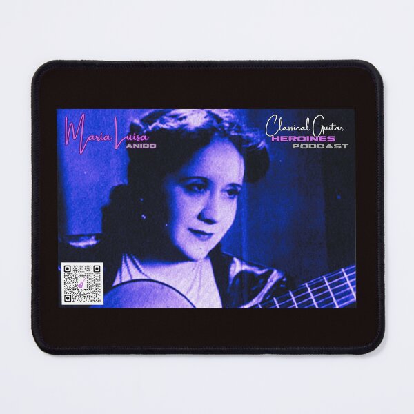 Item preview, Maria Luisa Anido, Tremelo in Blue designed and sold by Classical Guitar Heroines.