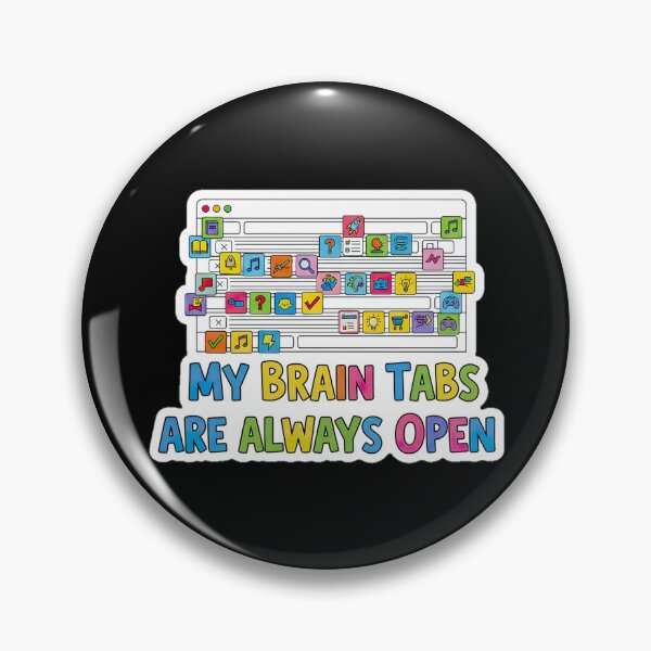 Item preview, NeuroSpicy - Brain tabs always open (II) designed and sold by nature. electrified..