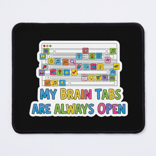 Item preview, NeuroSpicy - Brain tabs always open (II) designed and sold by nature. electrified..