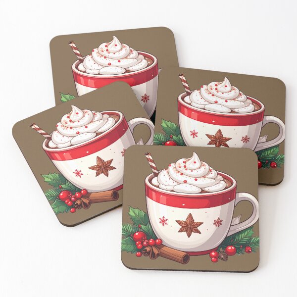Item preview, Festive Hot Chocolate Mug with Whipped Cream and Holiday Spices designed and sold by christmas-xmas.