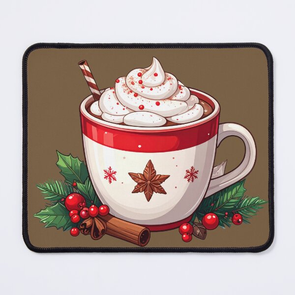 Item preview, Festive Hot Chocolate Mug with Whipped Cream and Holiday Spices designed and sold by christmas-xmas.