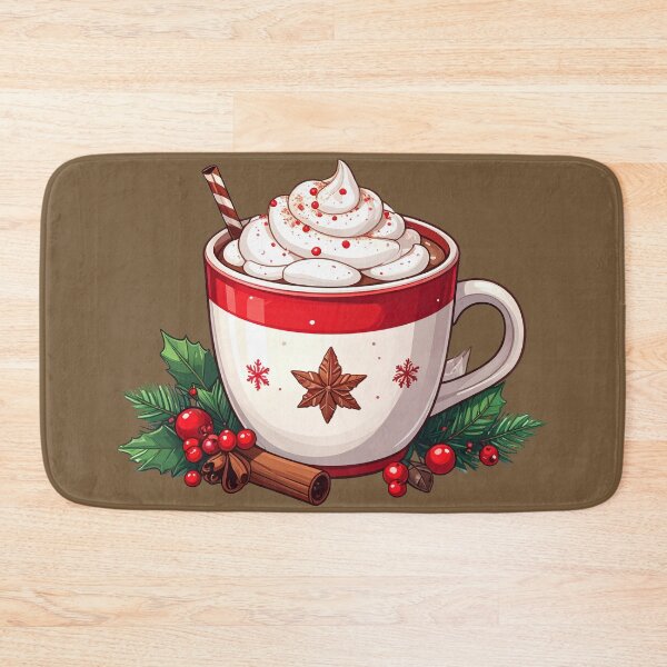 Item preview, Festive Hot Chocolate Mug with Whipped Cream and Holiday Spices designed and sold by christmas-xmas.