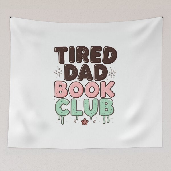 Item preview, Tired Dad Book Club T‑Shirt | Funny Reader Dad Tee | Exhausted Father Humor | Bookish Gift for Husbands and New Dads designed and sold by GAIDREDA.