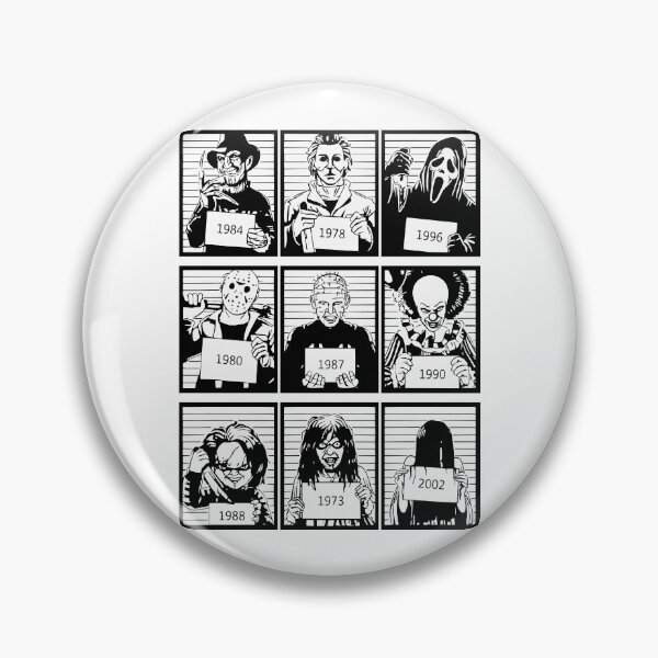 Item preview, Mugshots of Horror movie Villains  designed and sold by Budflux.