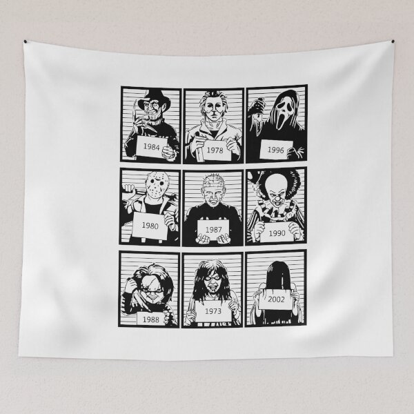 Item preview, Mugshots of Horror movie Villains  designed and sold by Budflux.