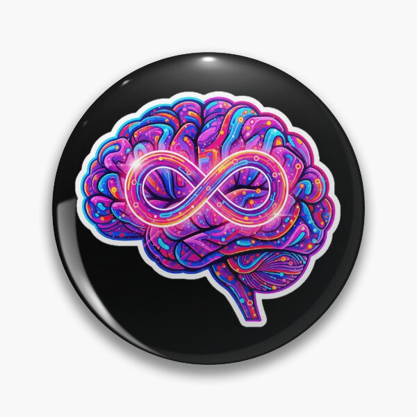 Item preview, NeuroSpicy - Infinity Loop Brain (I) designed and sold by nature. electrified..