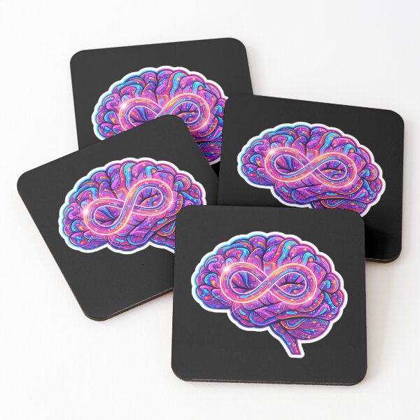 Item preview, NeuroSpicy - Infinity Loop Brain (I) designed and sold by nature. electrified..