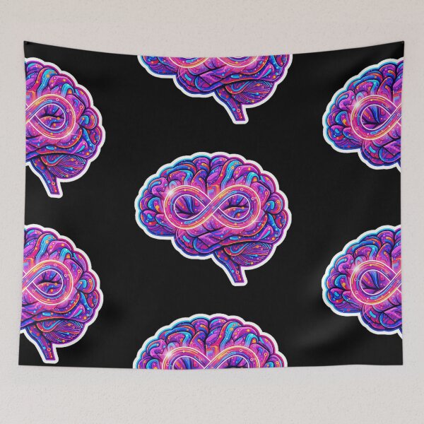 Item preview, NeuroSpicy - Infinity Loop Brain (I) designed and sold by nature. electrified..