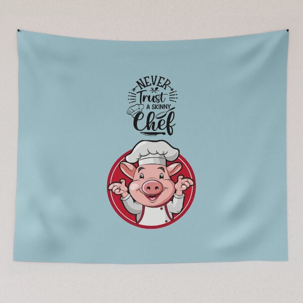 Item preview, Never Trust a Skinny Chef designed and sold by FanFest.